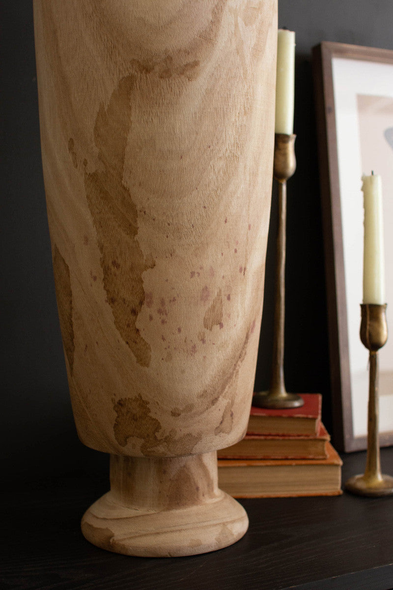 Elevated Timber Vase