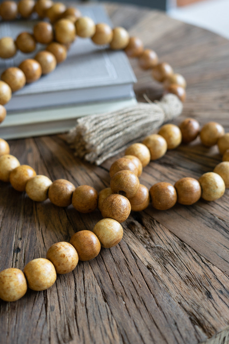 Natural Timber String with Tassel