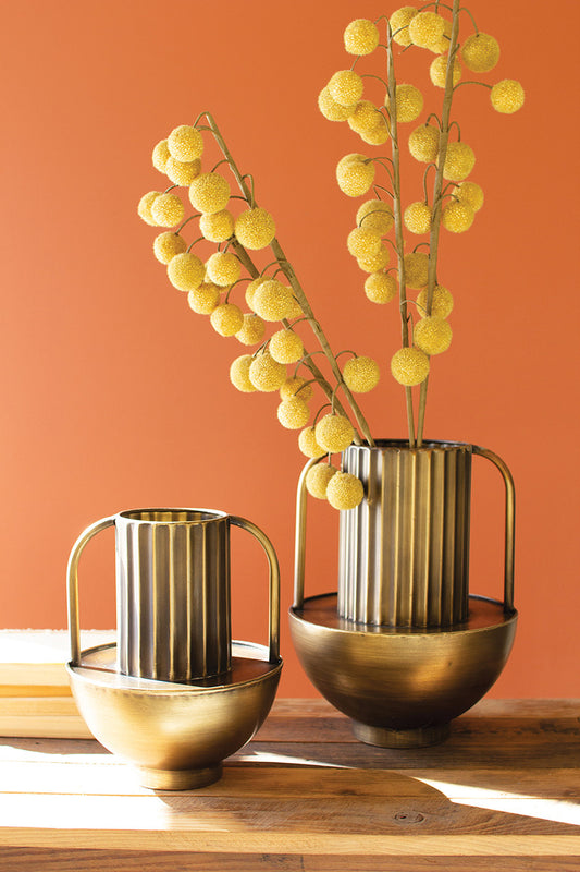 Antique Brass Vase