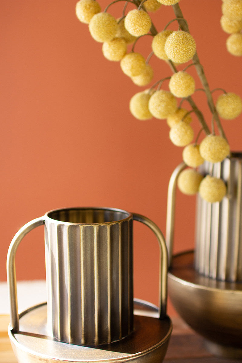 Antique Brass Vase