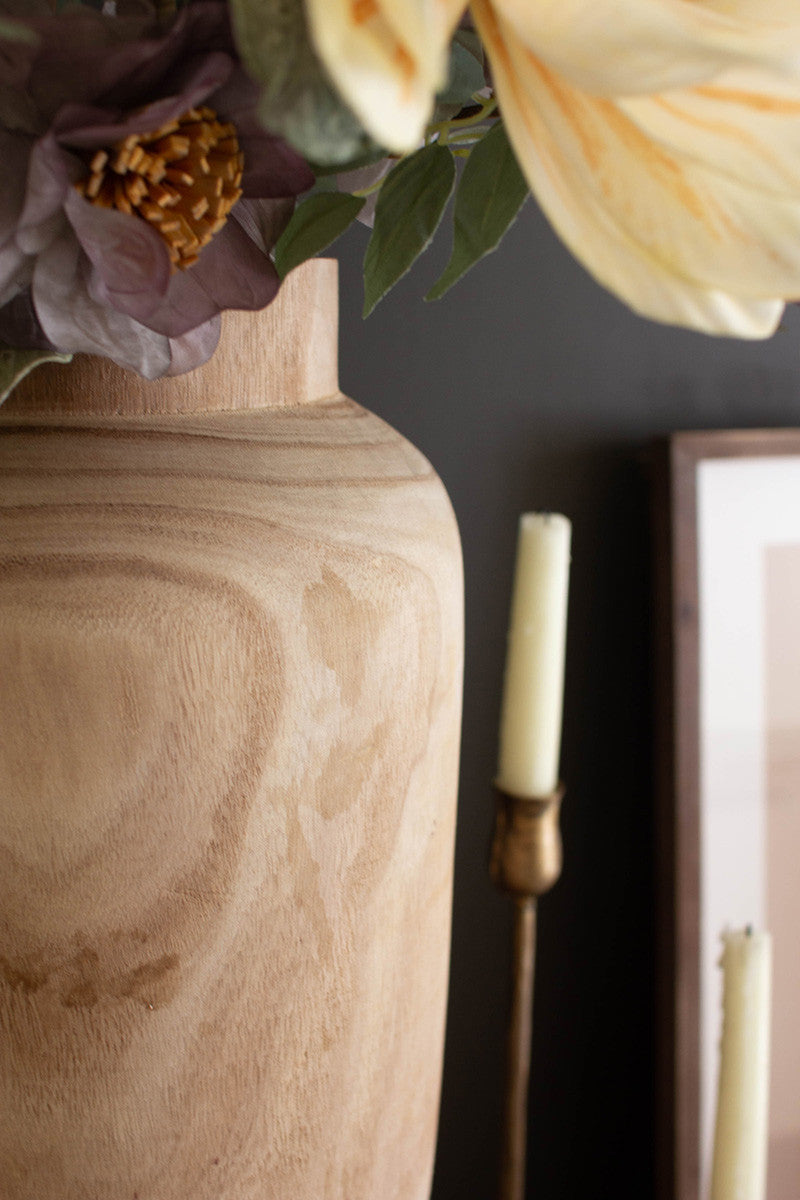 Elevated Timber Vase