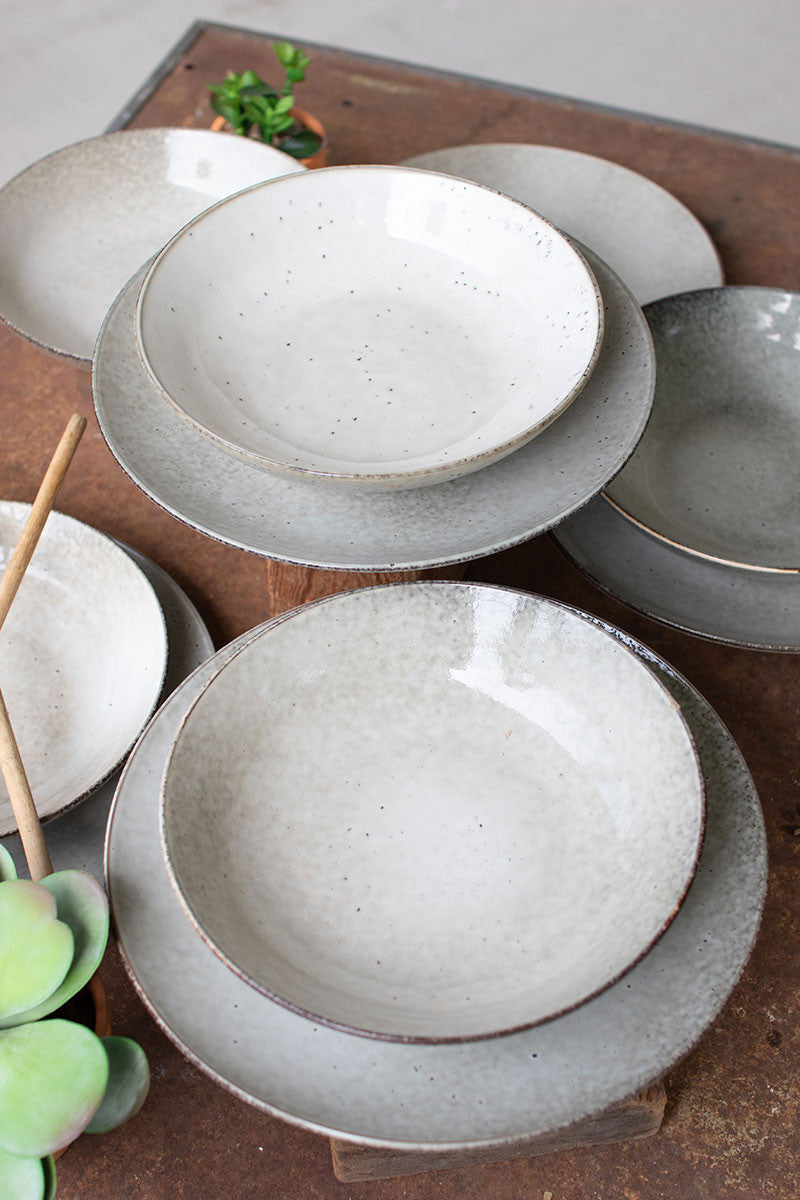 Handcrafted Ceramic Plate & Bowl Set