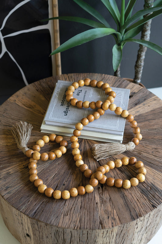 Natural Timber String with Tassel
