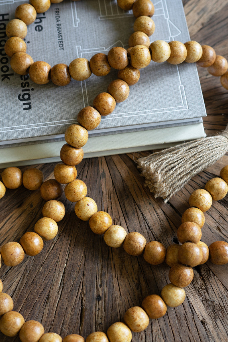 Natural Timber String with Tassel