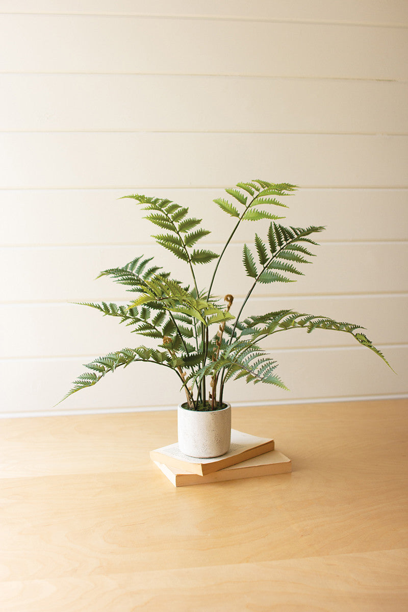 Potted Faux Plant